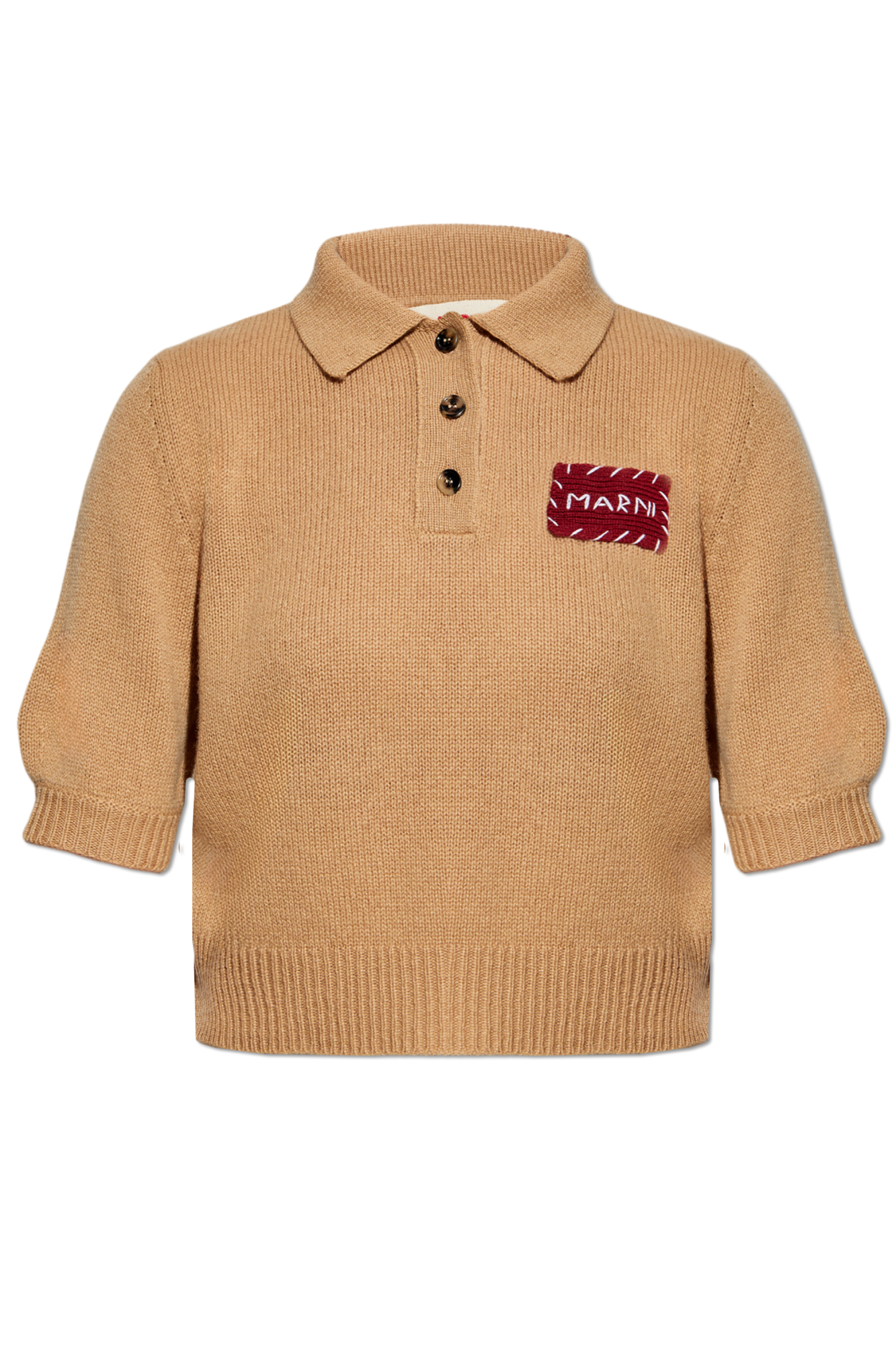 Tシャツ・カットソー MARNI Cashmere Round Neck Knit Swan GCMD0315Q0UFX385MXW17 GC Black twisted crewneck sweater | Marni